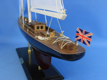 Load image into Gallery viewer, Wooden Endeavour Model Sailboat Decoration 35&quot;