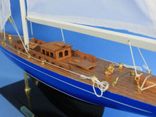 Load image into Gallery viewer, Wooden Velsheda Model Sailboat Decoration 35&quot;&quot;