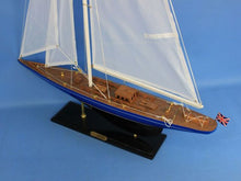 Load image into Gallery viewer, Wooden Velsheda Model Sailboat Decoration 35&quot;&quot;