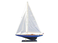 Load image into Gallery viewer, Wooden Velsheda Model Sailboat Decoration 35&quot;&quot;