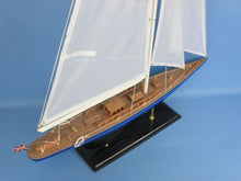 Load image into Gallery viewer, Wooden Velsheda Model Sailboat Decoration 35&quot;&quot;