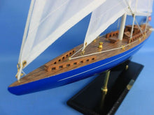 Load image into Gallery viewer, Wooden Velsheda Model Sailboat Decoration 35&quot;&quot;