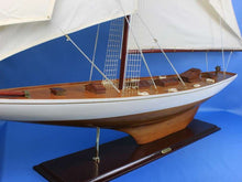 Load image into Gallery viewer, Wooden Columbia Model Sailboat Decoration 80&quot;