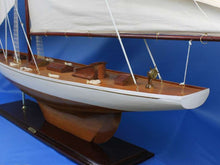 Load image into Gallery viewer, Wooden Columbia Model Sailboat Decoration 80&quot;