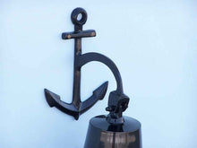 Load image into Gallery viewer, Oil Rubbed Bronze Hanging Anchor Bell 12&quot;&quot;