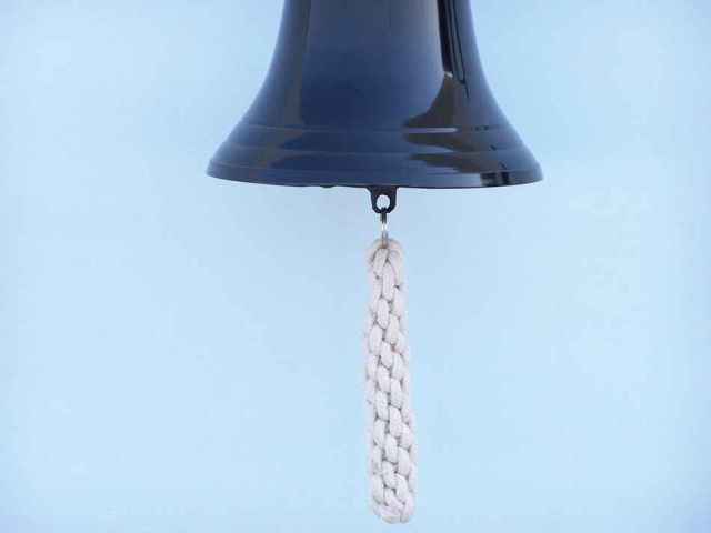 Oil Rubbed Bronze Hanging Anchor Bell 12""