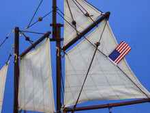 Load image into Gallery viewer, Wooden America Model Sailboat Decoration 16&quot;&quot;