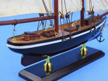 Load image into Gallery viewer, Wooden America Model Sailboat Decoration 16&quot;&quot;