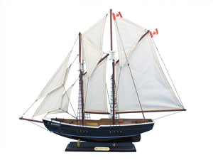 Wooden Bluenose Model Sailboat Decoration 24"