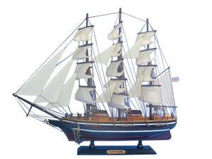 Wooden Cutty Sark Tall Model Clipper Ship 24"