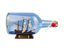 Load image into Gallery viewer, Mayflower Model Ship in a Glass Bottle  9&quot;&quot;