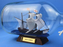 Load image into Gallery viewer, Mayflower Model Ship in a Glass Bottle  9&quot;&quot;