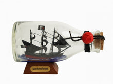 Load image into Gallery viewer, Blackbeard&#39;s Queen Anne&#39;s Revenge Pirate Ship in a Glass Bottle 5&quot;&quot;