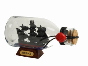 Calico Jack's The William Pirate Ship in a Bottle 5""
