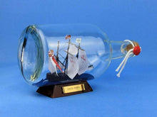 Load image into Gallery viewer, Santa Maria Model Ship in a Glass Bottle 9&quot;&quot;