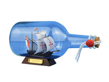 Load image into Gallery viewer, Santa Maria Model Ship in a Glass Bottle 9&quot;&quot;