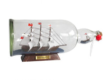 Load image into Gallery viewer, HMS Bounty Model Ship in a Glass Bottle 11&quot;