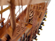 Load image into Gallery viewer, Wooden Calico Jack&#39;s The William White Sails Limited Model Pirate Ship 15&quot;