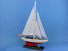Load image into Gallery viewer, Wooden Ranger Model Sailboat Decoration 16&quot;&quot;