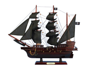 Wooden John Halsey's Charles Pirate Ship Model 20"