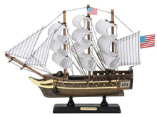Load image into Gallery viewer, Wooden USS Constitution Tall Ship Model 12&#39;&#39;