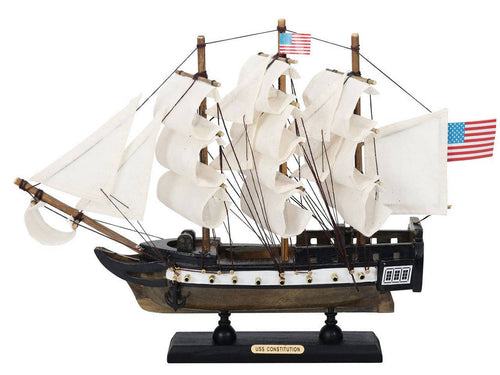Wooden USS Constitution Limited Tall Ship Model 12