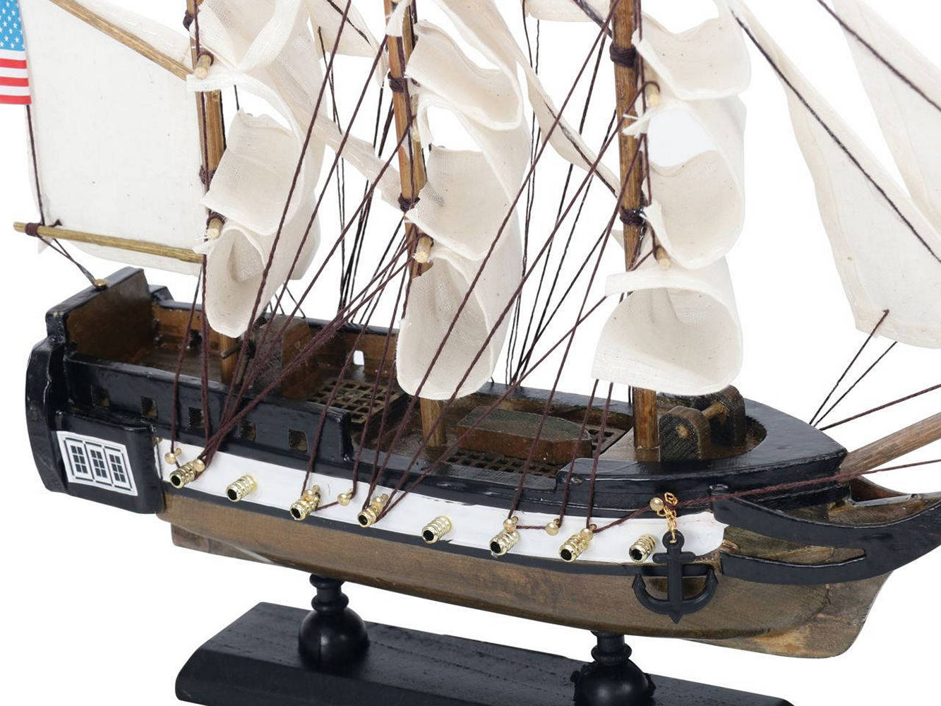 Wooden USS Constitution Limited Tall Ship Model 12""