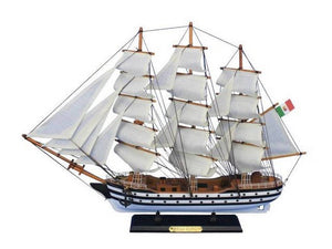 Wooden Amerigo Vespucci 24"" Tall Model Ship