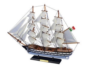Wooden Amerigo Vespucci 24"" Tall Model Ship