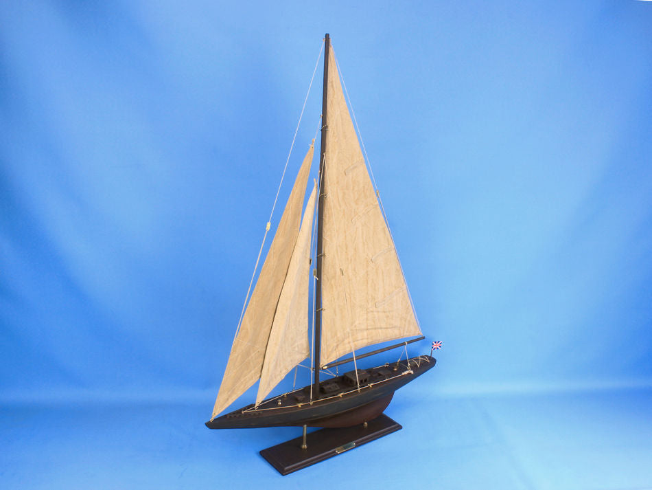 Wooden Vintage Endeavour Limited Model Sailboat Decoration 35"