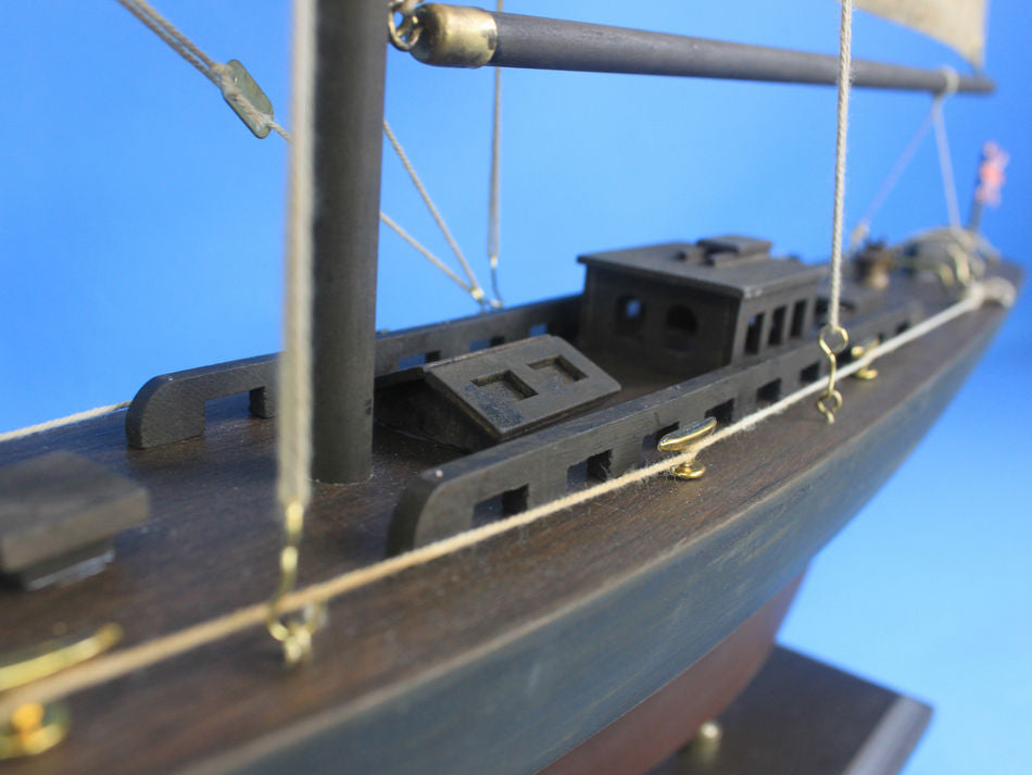 Wooden Vintage Endeavour Limited Model Sailboat Decoration 35"