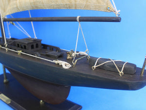 Wooden Vintage Endeavour Limited Model Sailboat Decoration 35"
