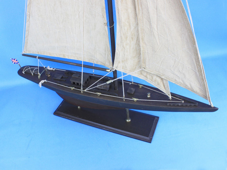 Wooden Vintage Endeavour Limited Model Sailboat Decoration 35"