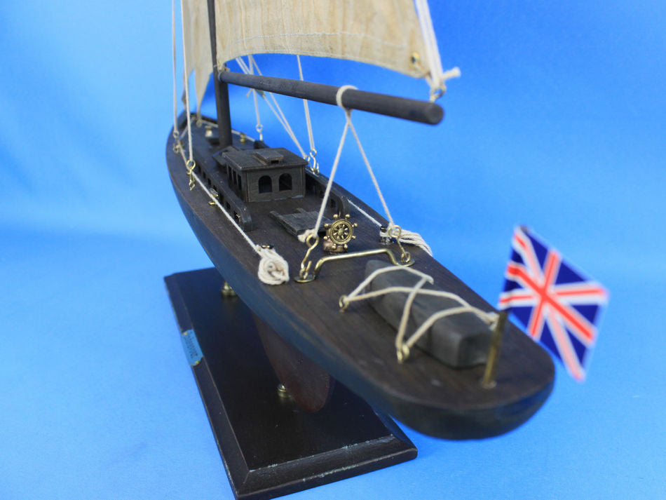 Wooden Vintage Endeavour Limited Model Sailboat Decoration 35"