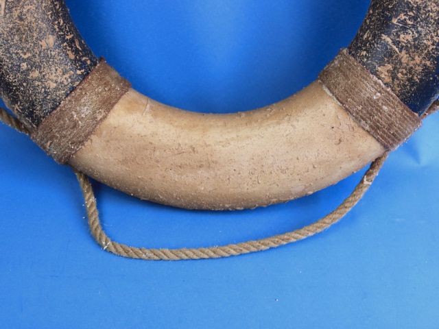 Seaworn Decorative Blue and White Vintage Lifering 20""