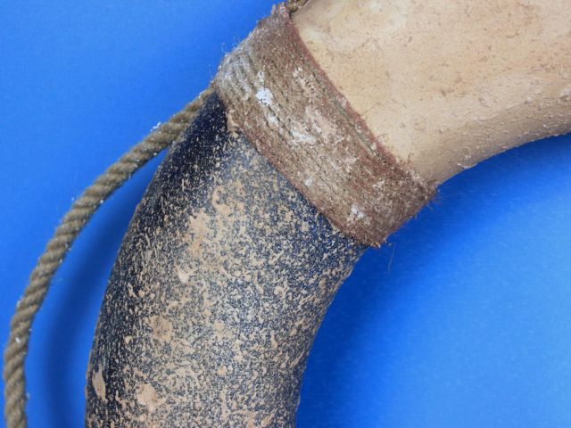 Seaworn Decorative Blue and White Vintage Lifering 20""