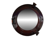 Load image into Gallery viewer, Antique Copper Decorative Ship Porthole Mirror 12&#39;&#39;