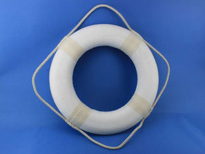 White Decorative Lifering 20""
