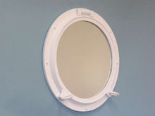 Load image into Gallery viewer, Gloss White Decorative Ship Porthole Window 24&#39;&#39;