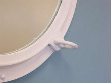 Load image into Gallery viewer, Gloss White Decorative Ship Porthole Window 24&#39;&#39;