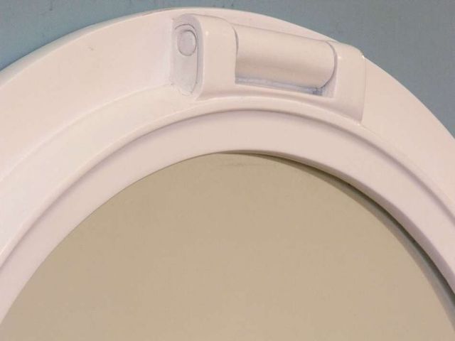 Gloss White Decorative Ship Porthole Window 24''