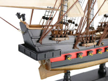 Load image into Gallery viewer, Wooden John Halsey&#39;s Charles White Sails Limited Model Pirate Ship 26&quot;