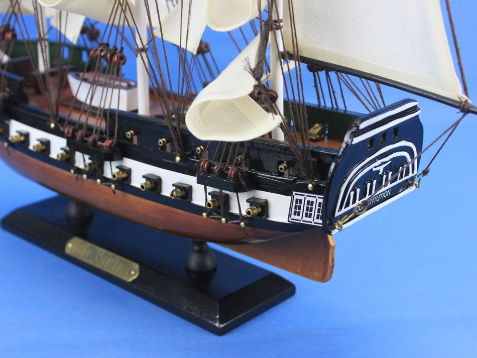 Wooden USS Constitution Tall Model Ship 24"