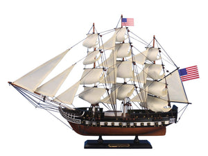 Wooden USS Constitution Tall Model Ship 24"
