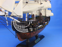 Load image into Gallery viewer, Wooden USS Constitution Tall Model Ship 24&quot;