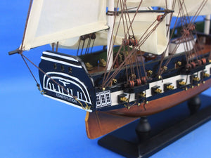 Wooden USS Constitution Tall Model Ship 24"