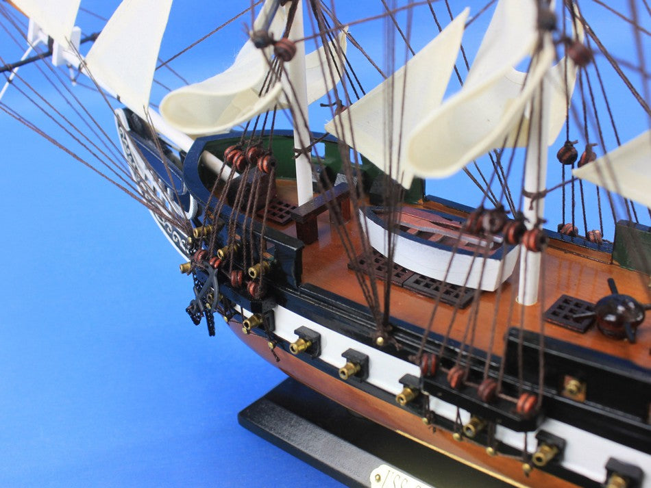 Wooden USS Constitution Tall Model Ship 24"