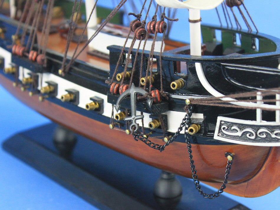 Wooden USS Constitution Tall Model Ship 24"
