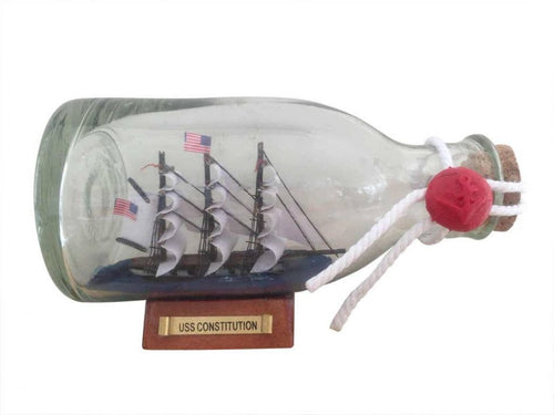 USS Constitution Model Ship in a Glass Bottle 5