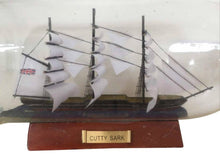 Load image into Gallery viewer, Cutty Sark Model Ship in a Glass Bottle 11&quot;